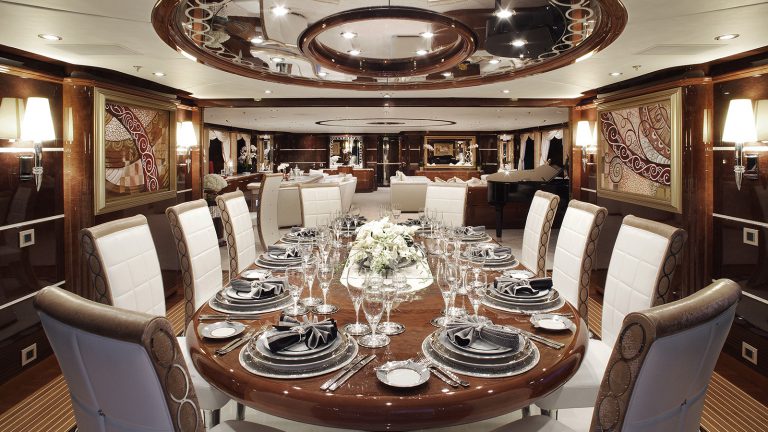 Yacht inside